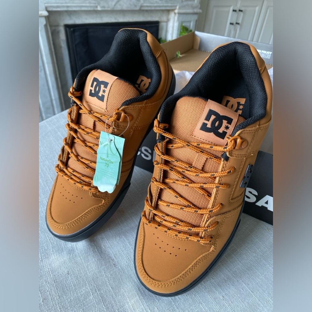 New DC Shoes Pure WNT Men's Shoes - Wheat - Size 9.5 - Unworn